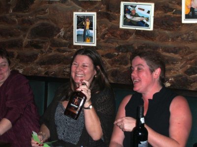 Annette wins the rum